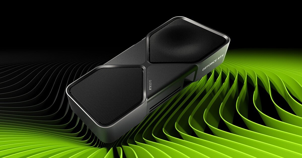 NVIDIA GeForce RTX 50-series graphics card